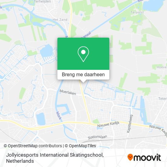 Jollyicesports International Skatingschool kaart