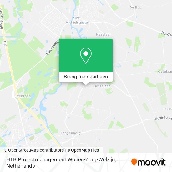 HTB Projectmanagement Wonen-Zorg-Welzijn kaart