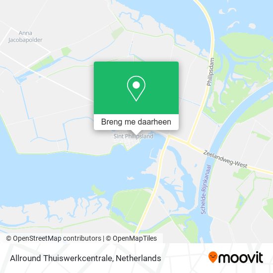 Allround Thuiswerkcentrale kaart