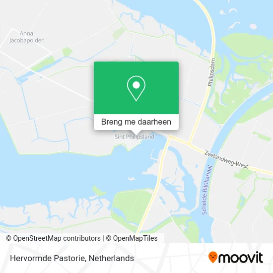 Hervormde Pastorie kaart