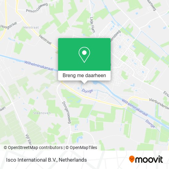 Isco International B.V. kaart