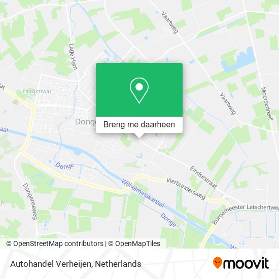 Autohandel Verheijen kaart