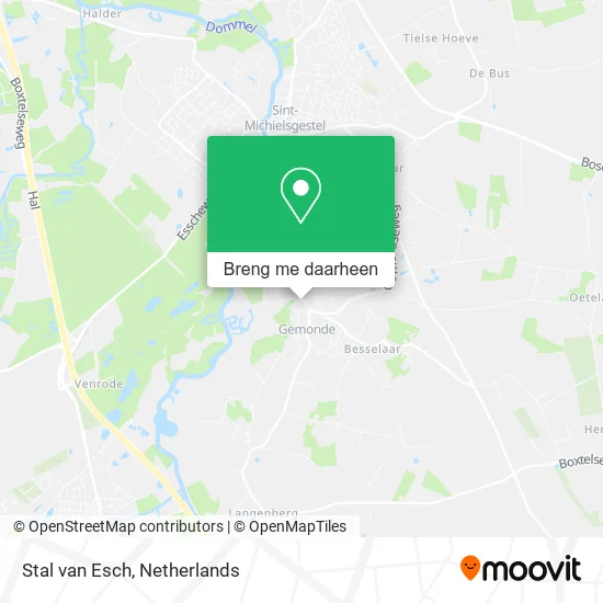 Stal van Esch kaart