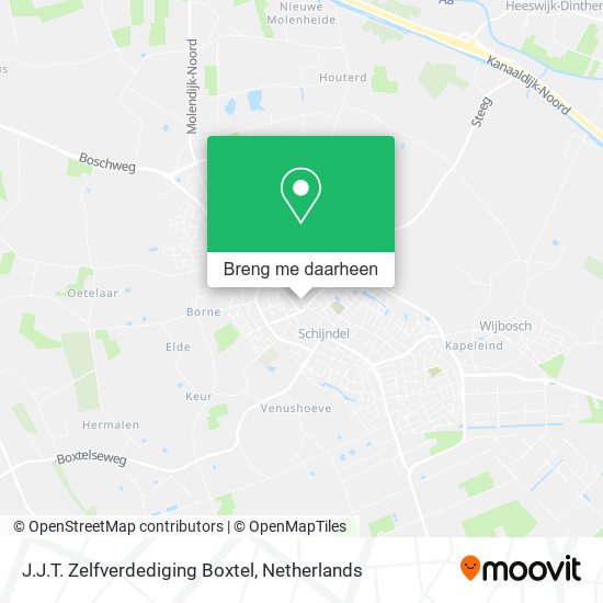 J.J.T. Zelfverdediging Boxtel kaart