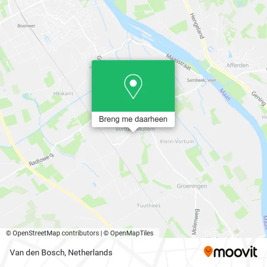 Van den Bosch kaart