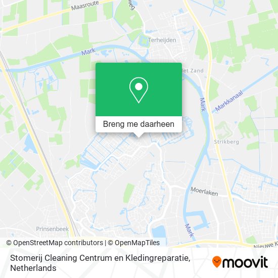 Stomerij Cleaning Centrum en Kledingreparatie kaart