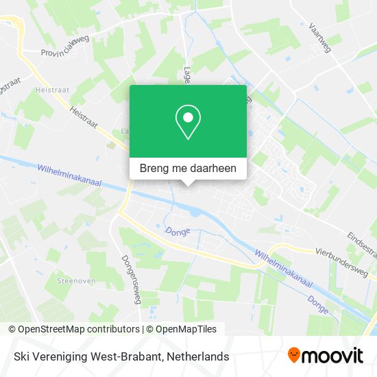 Ski Vereniging West-Brabant kaart