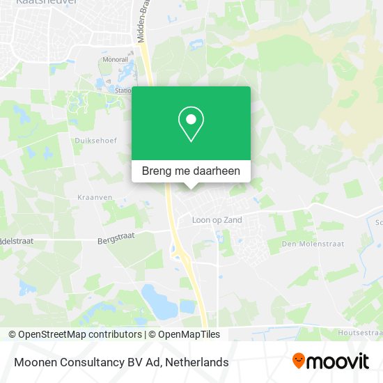 Moonen Consultancy BV Ad kaart