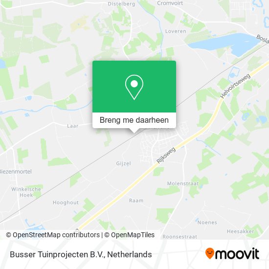 Busser Tuinprojecten B.V. kaart
