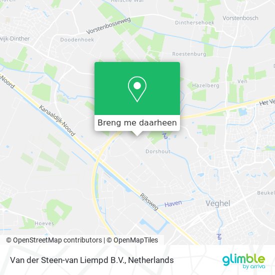 Van der Steen-van Liempd B.V. kaart