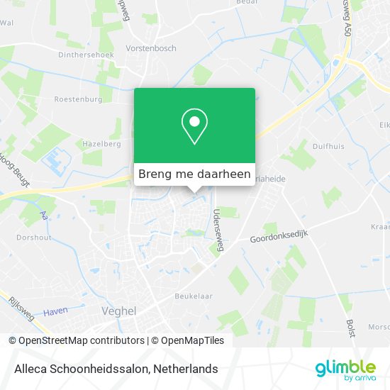 Alleca Schoonheidssalon kaart