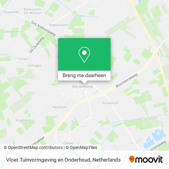 Vloet Tuinvormgeving en Onderhoud kaart