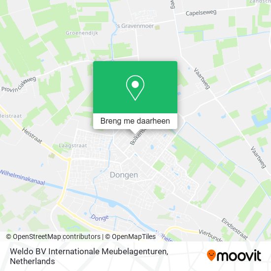 Weldo BV Internationale Meubelagenturen kaart