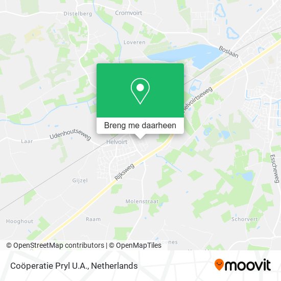 Coöperatie Pryl U.A. kaart
