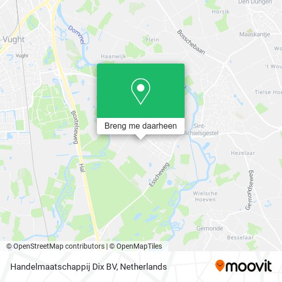 Handelmaatschappij Dix BV kaart