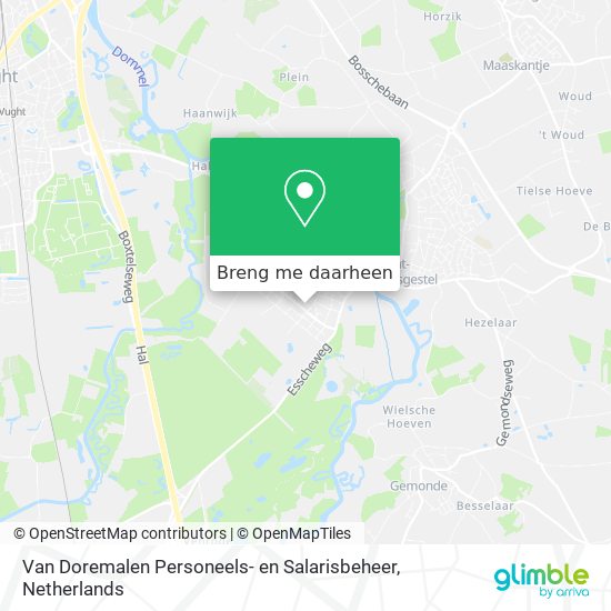 Van Doremalen Personeels- en Salarisbeheer kaart