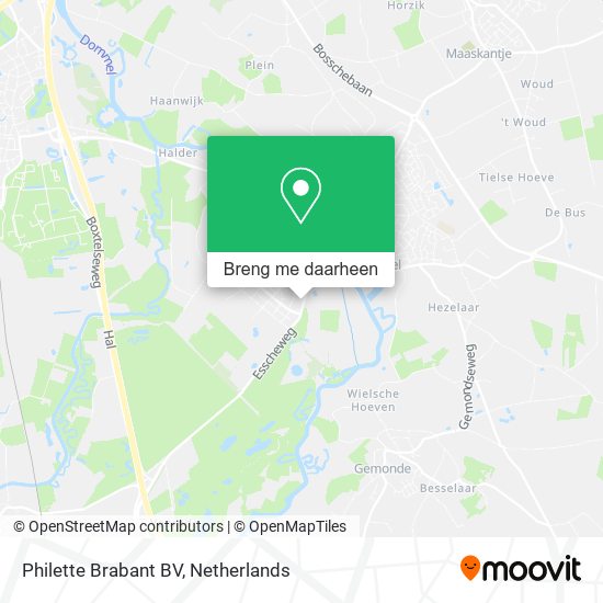 Philette Brabant BV kaart