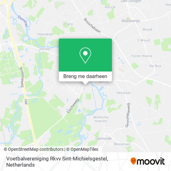 Voetbalvereniging Rkvv Sint-Michielsgestel kaart