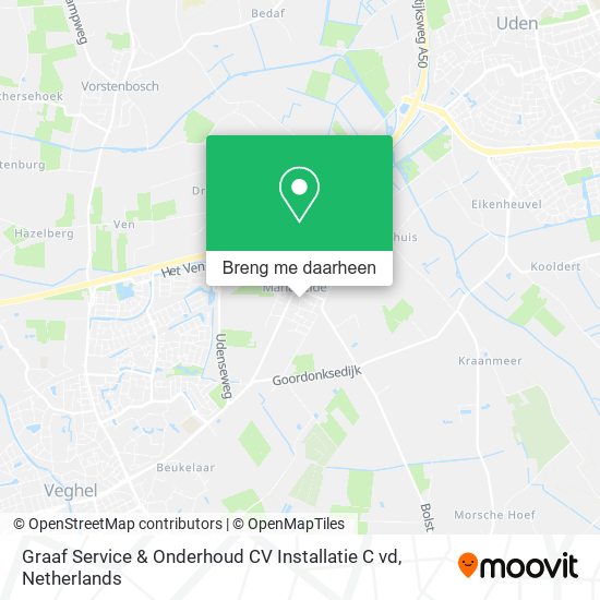 Graaf Service & Onderhoud CV Installatie C vd kaart