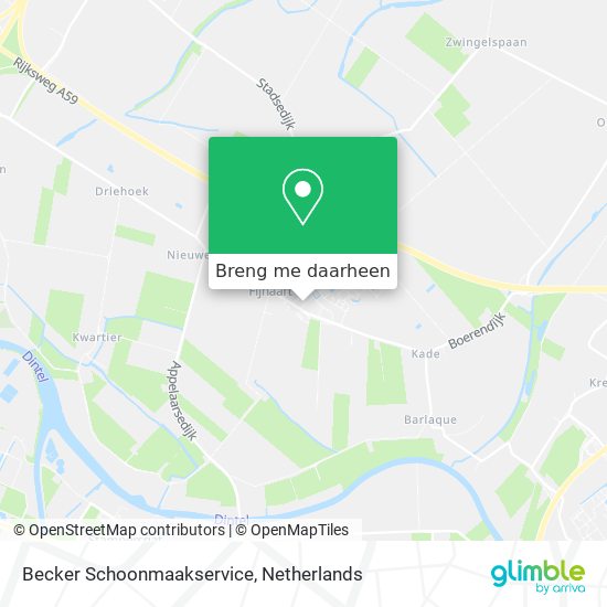 Becker Schoonmaakservice kaart