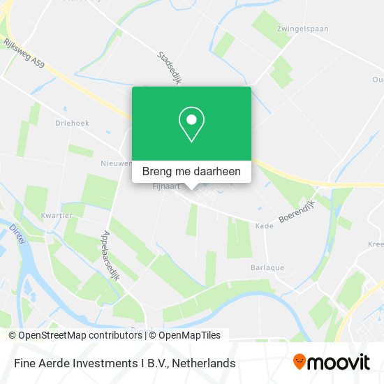 Fine Aerde Investments I B.V. kaart