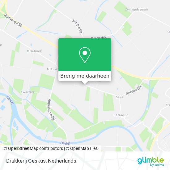 Drukkerij Geskus kaart