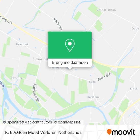 K. B.V.Geen Moed Verloren kaart