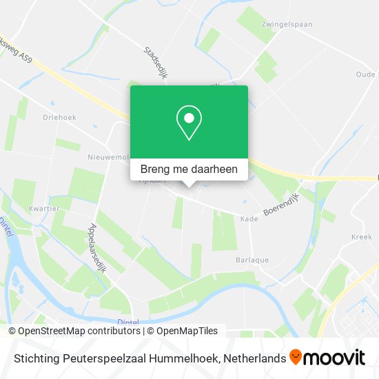 Stichting Peuterspeelzaal Hummelhoek kaart