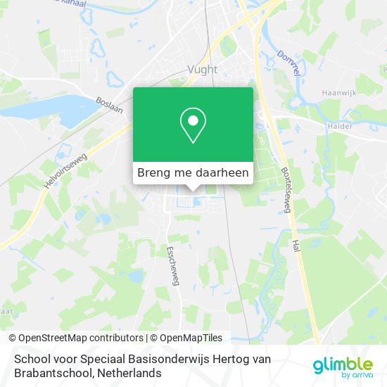 School voor Speciaal Basisonderwijs Hertog van Brabantschool kaart
