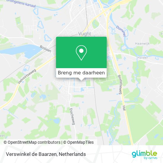 Verswinkel de Baarzen kaart