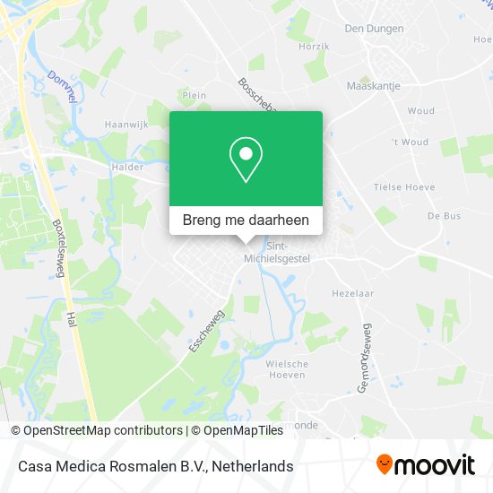 Casa Medica Rosmalen B.V. kaart
