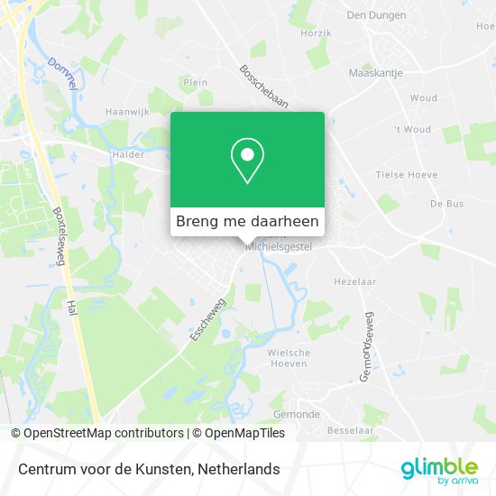 Centrum voor de Kunsten kaart