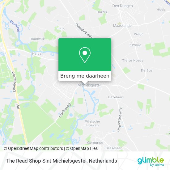 The Read Shop Sint Michielsgestel kaart