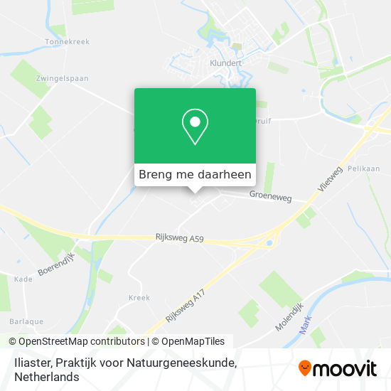 Iliaster, Praktijk voor Natuurgeneeskunde kaart