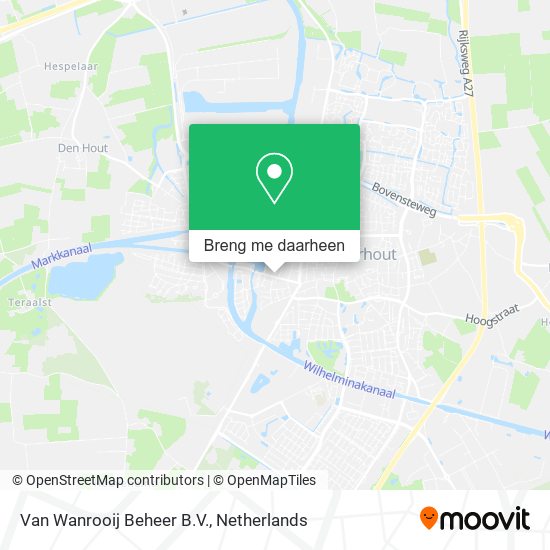 Van Wanrooij Beheer B.V. kaart