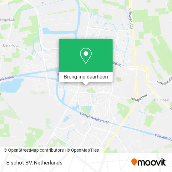 Elschot BV kaart