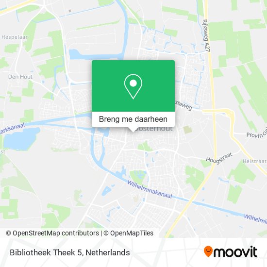Bibliotheek Theek 5 kaart