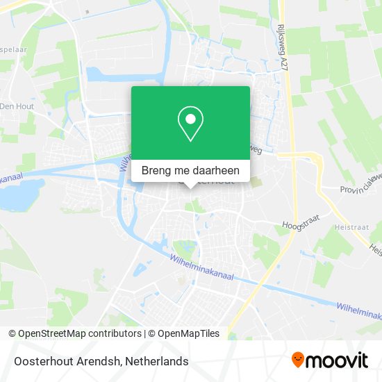 Oosterhout Arendsh kaart