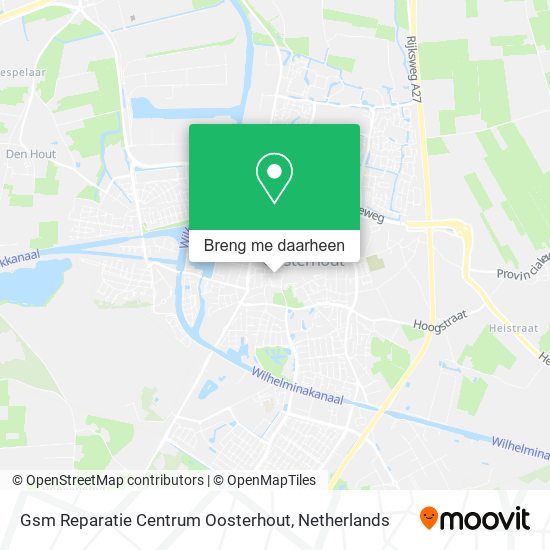 Gsm Reparatie Centrum Oosterhout kaart