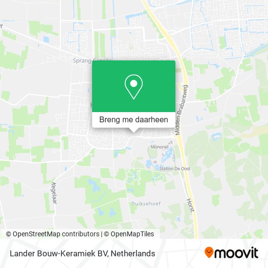 Lander Bouw-Keramiek BV kaart