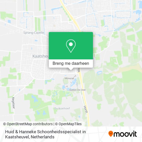 Huid & Hanneke Schoonheidsspecialist in Kaatsheuvel kaart