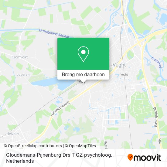 Gloudemans-Pijnenburg Drs T GZ-psycholoog kaart