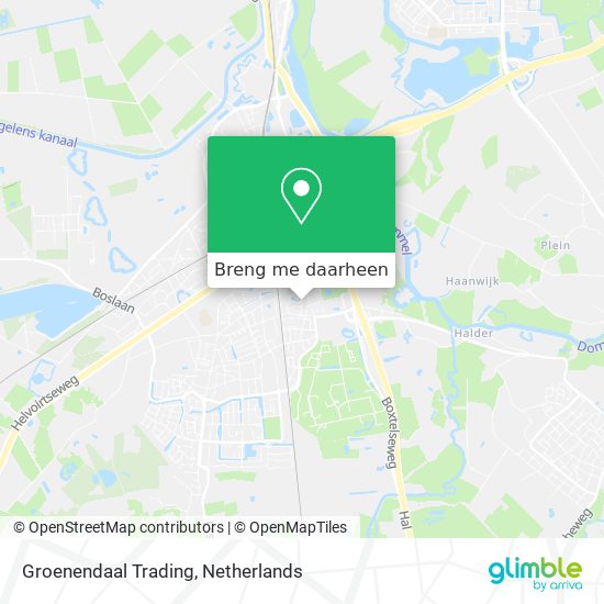 Groenendaal Trading kaart