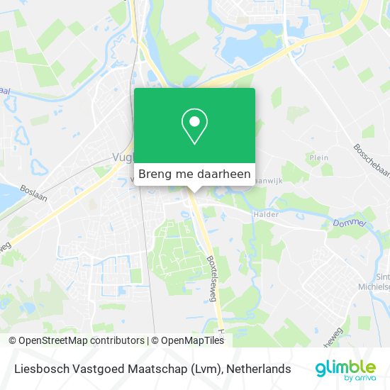 Liesbosch Vastgoed Maatschap (Lvm) kaart