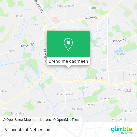 Villacosta.nl kaart