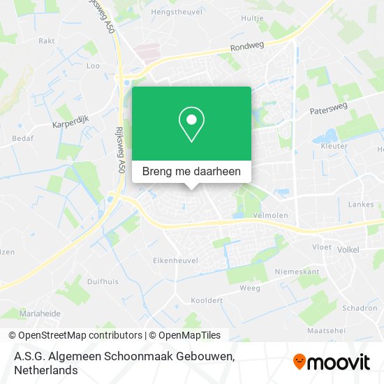 A.S.G. Algemeen Schoonmaak Gebouwen kaart