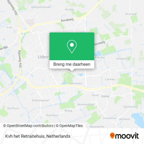 Kvh het Retraitehuis kaart
