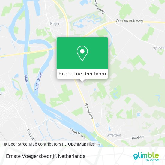 Ernste Voegersbedrijf kaart