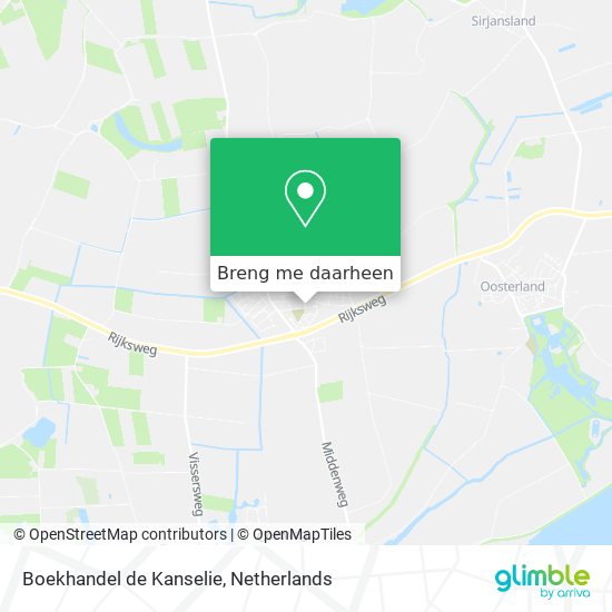 Boekhandel de Kanselie kaart