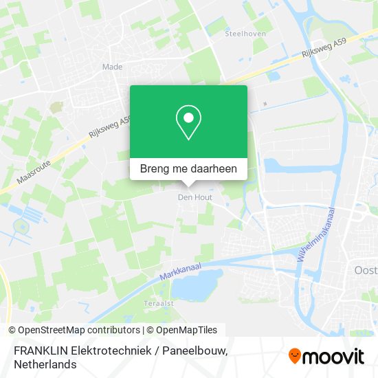 FRANKLIN Elektrotechniek / Paneelbouw kaart